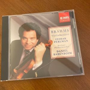 🌿🌼🎶Gently worn, CD Itzak Perlman preforming Brahms